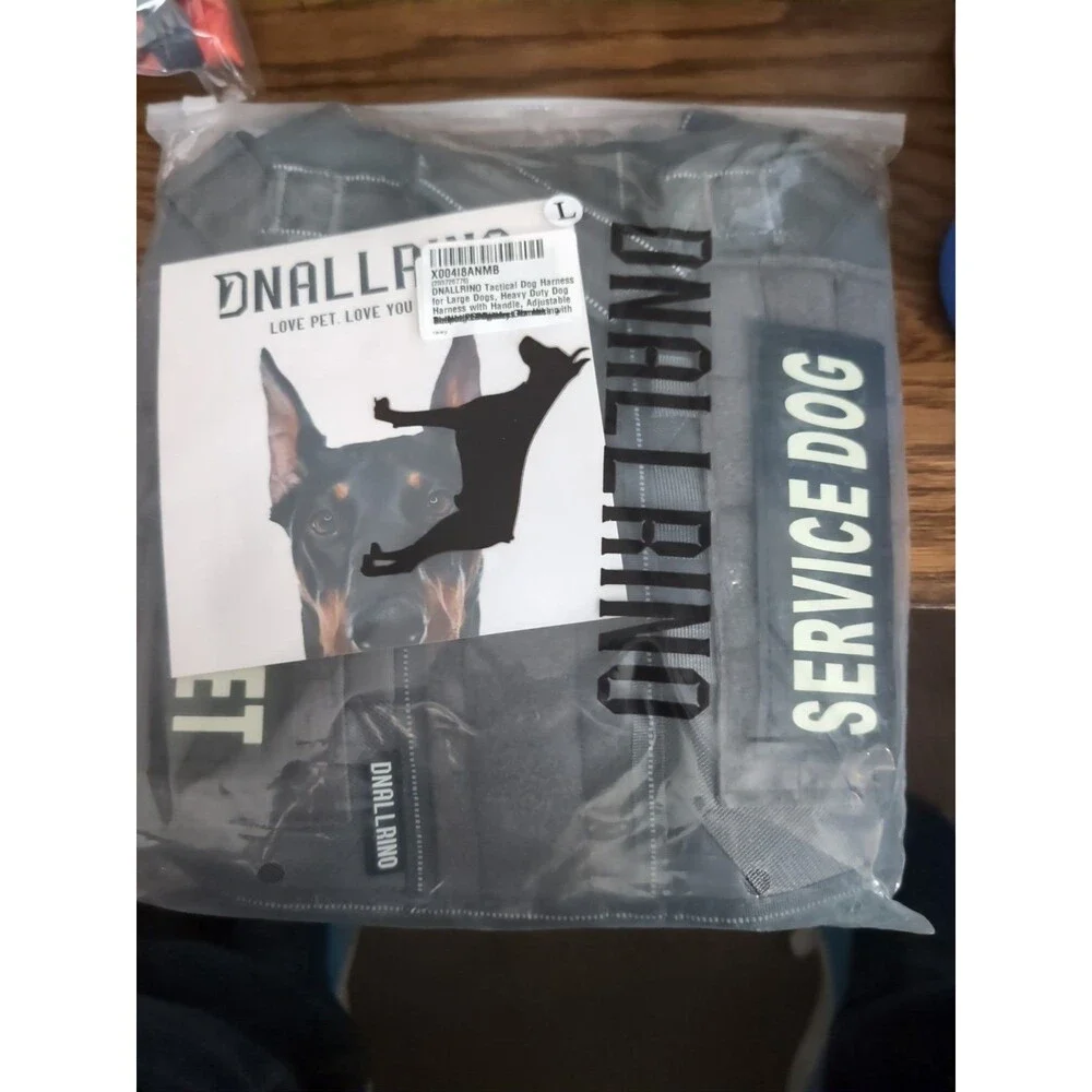 tactical dog harness large